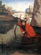 WITZ, Konrad Saint Christopher qr oil painting on canvas